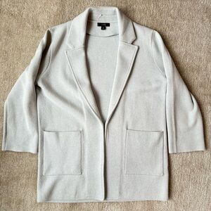 J. Crew Light Gray Textured Blazer